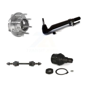 Front Left Bearing Lower Ball Joint Outer Tie Rod Link Kit For Ford F-250 Super Duty 4WD K77-101750
