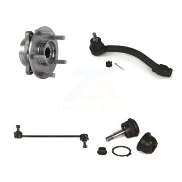 Front Left Bearing Lower Ball Joint Outer Tie Rod & Link Kit For 2017 Hyundai Elantra GT K77-101755