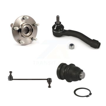 Front Left Bearing Lower Ball Joint Outer Tie Rod & Link Kit For 07-12 Nissan Sentra 2.5L K77-101756