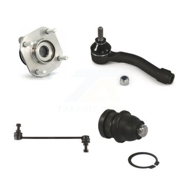 Front Left Bearing Lower Ball Joint Outer Tie Rod & Link Kit For 07-12 Nissan Sentra 2.0L K77-101757