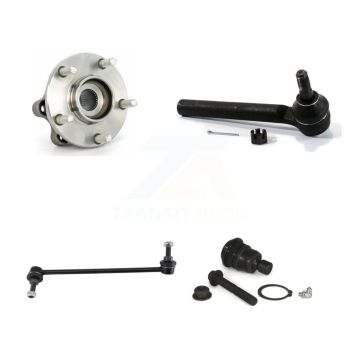 Front Left Bearing Lower Ball Joint Outer Tie Rod & Link Kit For 2005-2007 Nissan Murano K77-101775