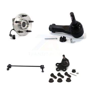 Front Left Bearing Lower Ball Joint Outer Tie Rod Link Kit For Chevrolet Equinox Pontiac K77-101778