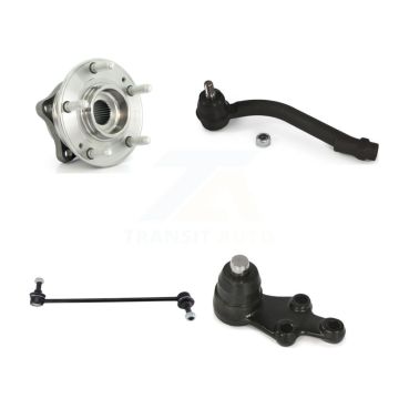 Front Left Bearing Lower Ball Joint Outer Tie Rod Link Kit For 2007-2012 Hyundai Veracruz K77-101784
