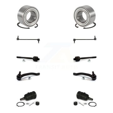 Front Bearing Lower Ball Joint Outer Inner Tie Rod Link Kit (10Pc) For Honda Pilot Acura K77-101795