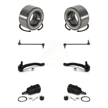 Front Bearing Lower Ball Joint Outer Tie Rod End Link Kit (8Pc) For Honda Pilot Acura MDX K77-101798