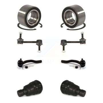 Front Bearing Lower Ball Joint Outer Tie Rod End Link Kit (8Pc) For Ford Edge Lincoln MKX K77-101807