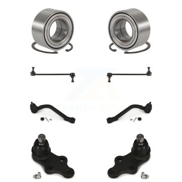 Front Wheel Bearing Lower Ball Joint Outer Tie Rod Link Kit (8Pc) For Hyundai Tucson Kia K77-101808