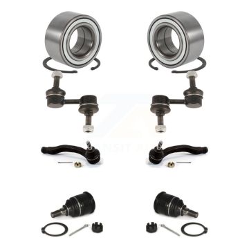 Front Bearing Lower Ball Joint Outer Tie Rod End Link Kit (8Pc) For 1997-2001 Honda CR-V K77-101818