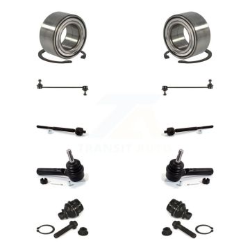 Front Bearing Lower Ball Joint Outer Inner Tie Rod Link Kit (10Pc) For Jeep Patriot Dodge K77-101820