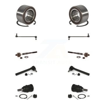 Front Bearing Lower Ball Joint Outer Inner Tie Rod End Link Kit (10Pc) For Honda Odyssey K77-101822