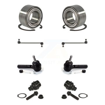 Front Bearing Lower Ball Joint Outer Tie Rod End Link Kit For Jeep Patriot Compass Dodge K77-101823