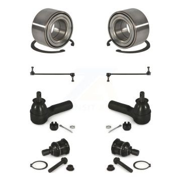 Front Wheel Bearing Lower Ball Joint Outer Tie Rod Link Kit For Ford Escape Mazda Tribute K77-101824