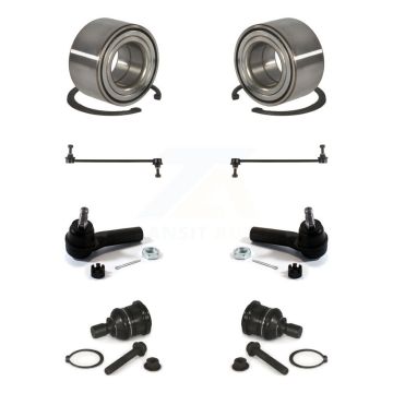 Front Wheel Bearing Lower Ball Joint Outer Tie Rod Link Kit For Ford Escape Mazda Tribute K77-101826