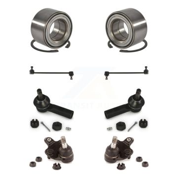 Front Bearing Lower Ball Joint Outer Tie Rod End Link Kit For Toyota Matrix Pontiac Vibe K77-101830