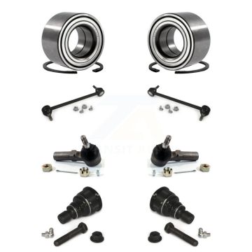 Front Bearing Lower Ball Joint Outer Tie Rod & Sway Bar Link Kit For 2000-2001 Mazda MPV K77-101832