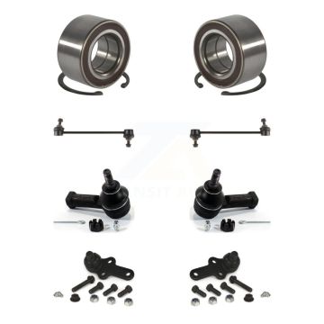Front Bearing Lower Ball Joint Outer Tie Rod Sway Bar Stabilizer Link Kit For Ford Focus K77-101834