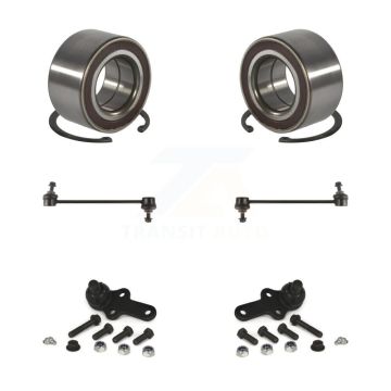 Front Wheel Bearing Lower Ball Joint And Sway Bar Stabilizer Link Kit For Ford Focus K77-101837