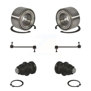 Front Bearing Lower Ball Joint & Sway Bar Stabilizer Link Kit For 2010-2011 Nissan Versa K77-101838