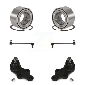 Front Wheel Bearing Lower Ball Joint & Sway Bar Link Kit For Hyundai Tucson Kia Sportage K77-101857