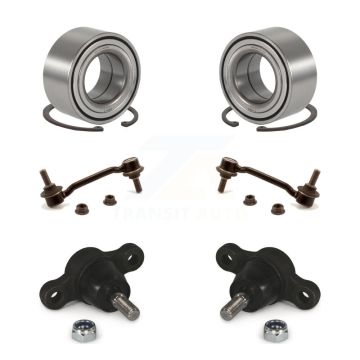 Front Bearing Lower Ball Joint Sway Bar Stabilizer Link Kit For 2006-2010 Hyundai Sonata K77-101867