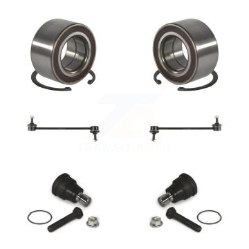Front Wheel Bearing Lower Ball Joint & Sway Bar Link Kit For Ford Fiesta EcoSport Mazda 2 K77-101879