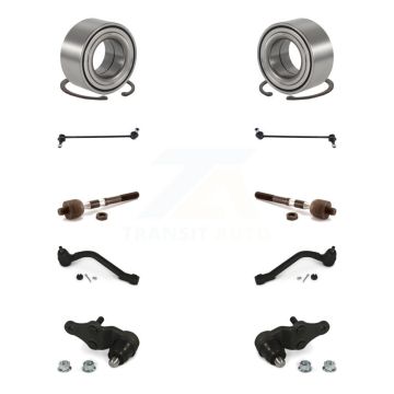 Front Wheel Bearing Lower Ball Joint Outer Inner Tie Rod & Link Kit (10Pc) For Kia Optima K77-101885