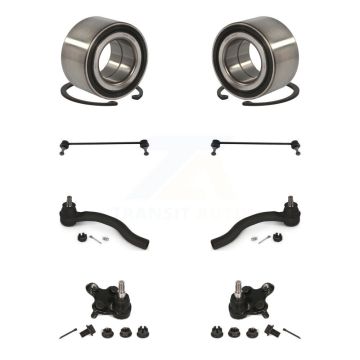 Front Bearing Lower Ball Joint Outer Tie Rod End Link Kit (8Pc) For Honda Civic Acura ILX K77-101888