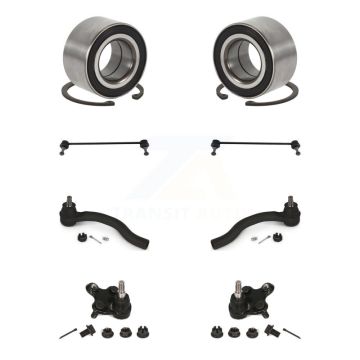 Front Bearing Lower Ball Joint Outer Tie Rod End Link Kit (8Pc) For Honda Civic Acura ILX K77-101889