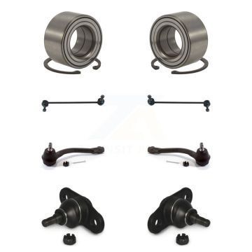 Front Bearing Lower Ball Joint Outer Tie Rod & Link Kit (8Pc) For 2006-2011 Kia Rio Rio5 K77-101893