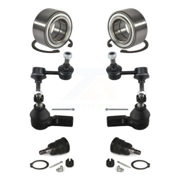 Front Bearing Lower Ball Joint Outer Tie Rod End Link Kit (8Pc) For Honda Civic Acura EL K77-101896