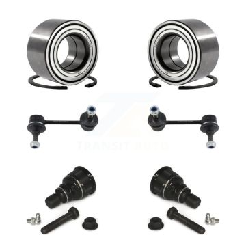 Front Wheel Bearing Lower Ball Joint Sway Bar Stabilizer Link Kit For 1998-2002 Mazda 626 K77-101914