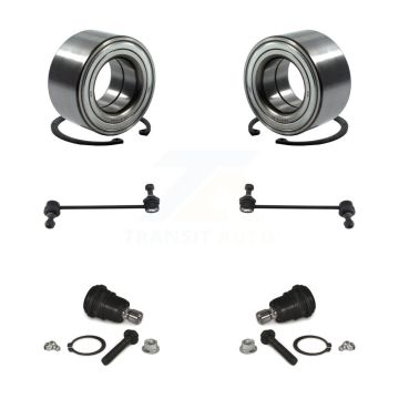 Front Wheel Bearing Lower Ball Joint Sway Bar Stabilizer Link Kit For 2010-2013 Kia Soul K77-101916
