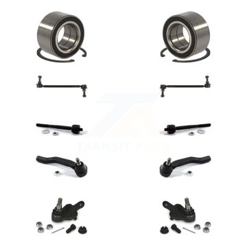 Front Bearing Lower Ball Joint Outer Inner Tie Rod End Link Kit (10Pc) For Toyota Sienna K77-101922