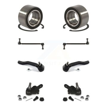 Front Bearing Lower Ball Joint Outer Tie Rod & Link Kit (8Pc) For 2004-2010 Toyota Sienna K77-101925