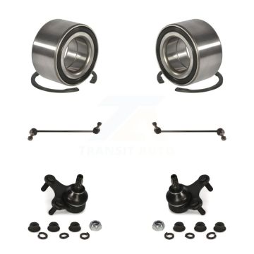 Front Bearing Lower Ball Joint & Sway Bar Link Kit For 2005 Volkswagen Jetta A5 body code K77-101933