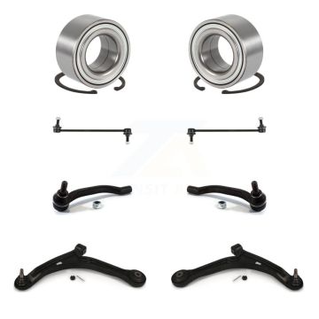 Front Bearing Lower Control Arm Outer Tie Rod & Link Kit (8Pc) For Honda Pilot Acura MDX K77-101944