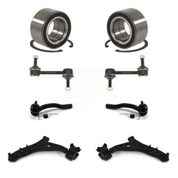 Front Bearing Lower Control Arm Outer Tie Rod & Link Kit (8Pc) For Ford Edge Lincoln MKX K77-101947