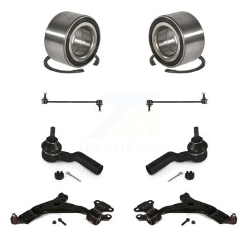 Front Bearing Lower Control Arm Outer Tie Rod & Link Kit (8Pc) For 2013-2019 Ford Escape K77-101960