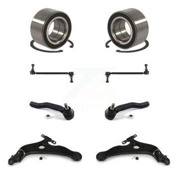Front Bearing Lower Control Arm Outer Tie Rod Link Kit (8Pc) For 2004-2010 Toyota Sienna K77-101961