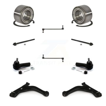 Front Bearing Lower Arm Outer Inner Tie Rod Link Kit (10Pc) For Ford Escape Mazda Tribute K77-101964