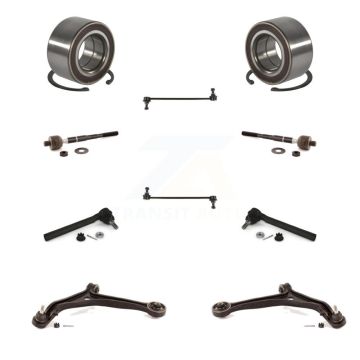 Front Bearing Lower Control Arm Outer Inner Tie Rod End Link Kit (10Pc) For Honda Odyssey K77-101965