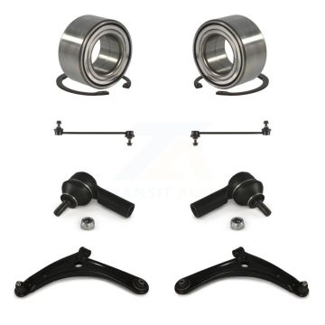 Front Bearing Lower Arm Outer Tie Rod Link Kit (8Pc) For Mitsubishi Outlander RVR Lancer K77-101970
