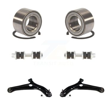 Front Wheel Bearing Lower Control Arm with Ball Joint & Sway Bar Link Kit For Toyota Echo K77-101986