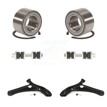 Front Wheel Bearing Lower Control Arm with Ball Joint & Sway Bar Link Kit For Toyota Echo K77-101987