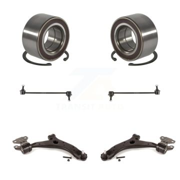Front Bearing Lower Control Arm with Ball Joint And Link Kit For 2010-2013 Mazda 3 Sport K77-101993