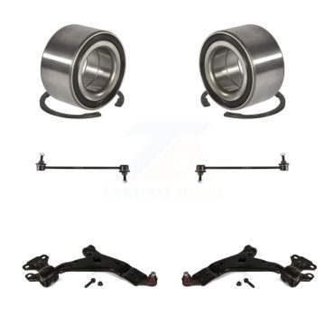 Front Wheel Bearing Lower Control Arm with Ball Joint Link Kit For 2013-2019 Ford Escape K77-101994