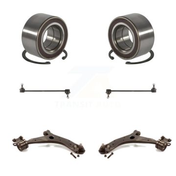 Front Bearing Lower Control Arm with Ball Joint And Sway Bar Link Kit For Mazda 3 5 Sport K77-101995