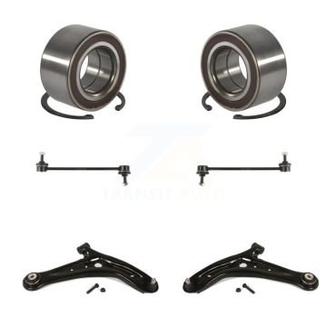 Front Bearing Lower Control Arm with Ball Joint & Sway Bar Link Kit For 2011-2014 Mazda 2 K77-101999