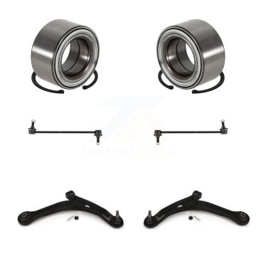 Front Wheel Bearing Lower Control Arm with Ball Joint Link Kit For Honda Pilot Acura MDX K77-102001