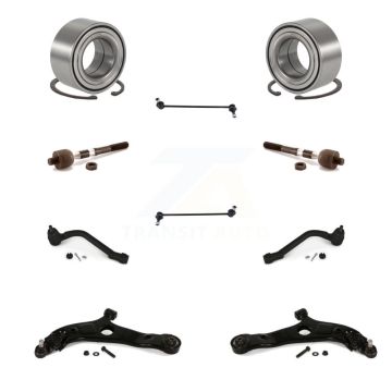 Front Wheel Bearing Lower Control Arm Outer Inner Tie Rod Link Kit (10Pc) For Kia Optima K77-102006